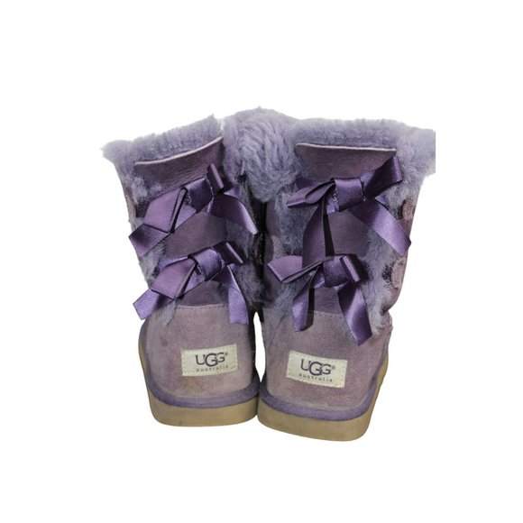 UGG Australia Purple Mid Length Boots - Size 5 - Picture 4 of 8